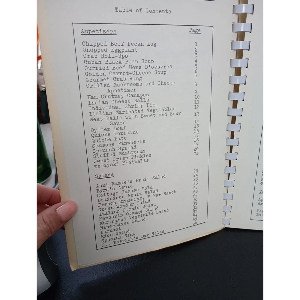 Vintage 1974‎ Taste 'N Tell Cookbook Winston- Salem, NC Spiral Recipe Book